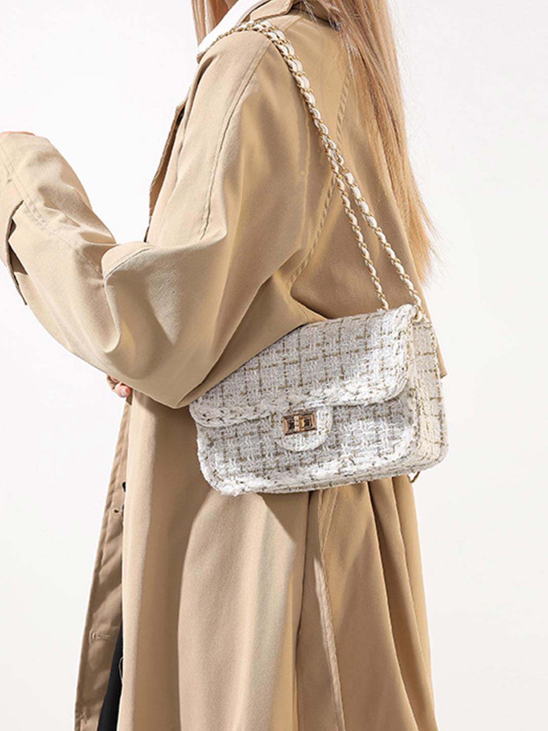 韓国商品/POLYSOOEM FRINGED TWEED SHOULDER BAG Designer fashion, Seoul-fully created | W Concept